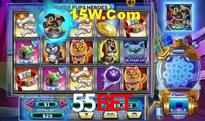 Slots com jackpots e giros grátis na 55Bet